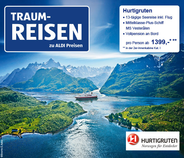 Traum-Reisen zu ALDI Preisen