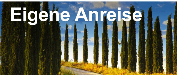 Eigene Anreise