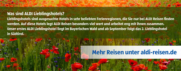 ALDI Lieblingshotels