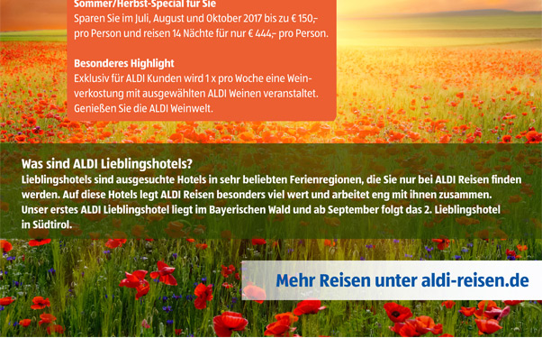 ALDI Lieblingshotels