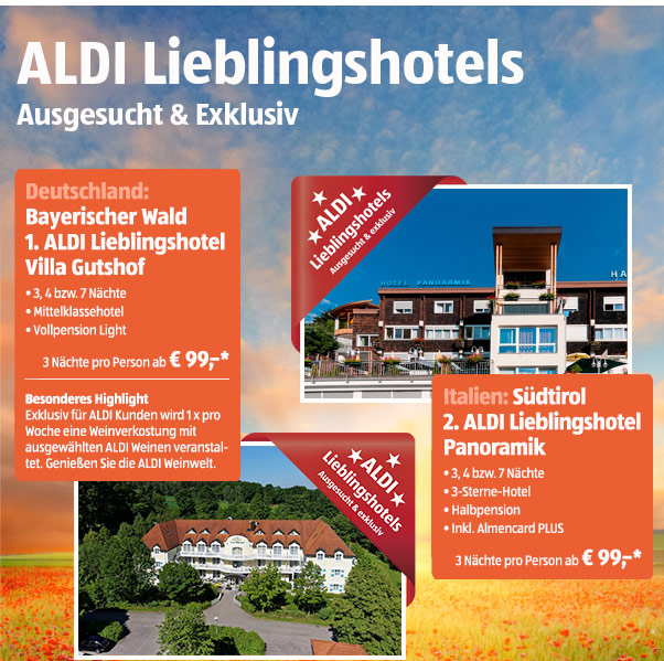 ALDI Lieblingshotels