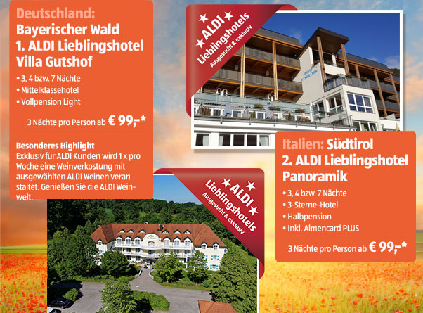 ALDI Lieblingshotels