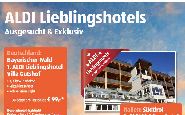 ALDI Lieblingshotels