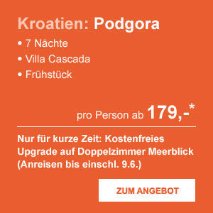 Kroatien: Podgora