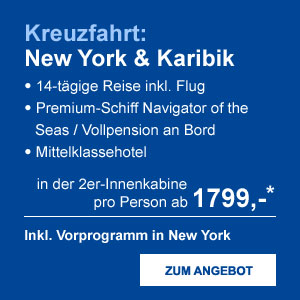 Kreuzfahrt: New York & Karibik
