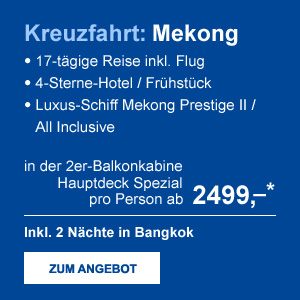 Kreuzfahrt: Mekong