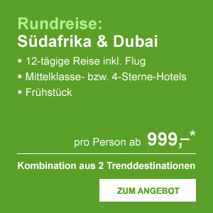 Rundreise Südafrika & Dubai