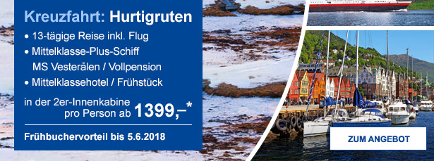 Kreuzfahrt: Hurtigruten