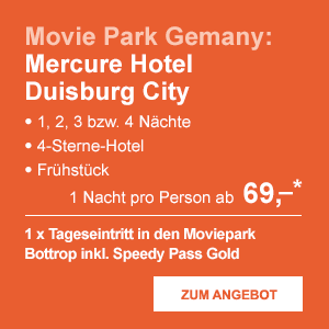 Deutschland/Movie Park Germany: Mercure Hotel Duisburg City