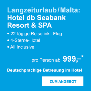 Langzeiturlaub/Malta: Hotel db Seabank Resort & SPA