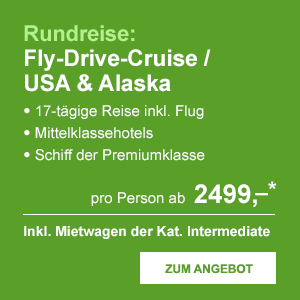 Rundreise: Fly-Drive-Cruise / USA & Alaska