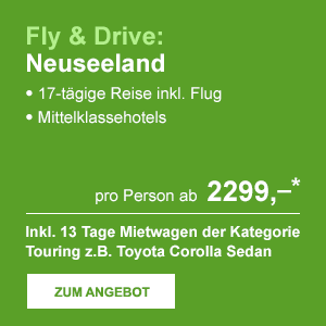 Fly & Drive: Neuseeland