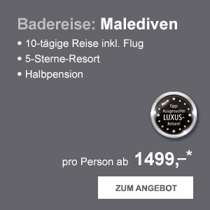 Badereise: Malediven