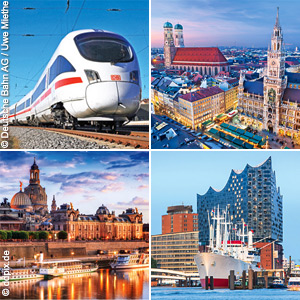 City-Trip mit der Bahn