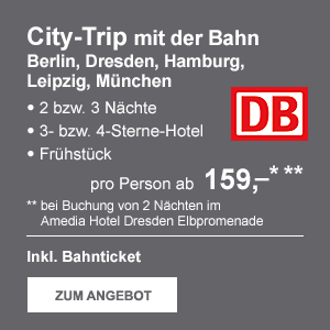 City-Trip mit der Bahn