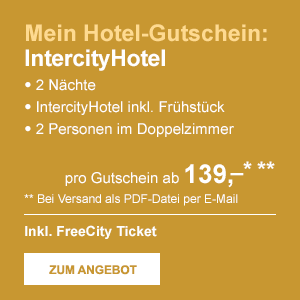 Mein Hotel-Gutschein: IntercityHotel