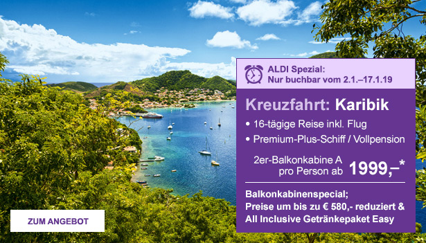 ALDI Spezial: Kreuzfahrt: Karibik