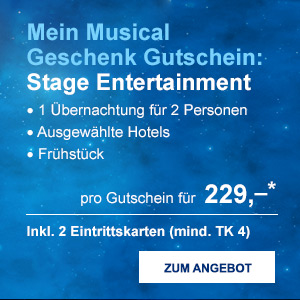 Mein Musical Geschenk Gutschein: Stage Entertainment