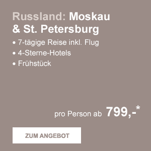 Russland: Moskau & St. Petersburg
