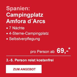 Spanien: Campingplatz Amfora d´Arcs