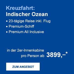 Kreuzfahrt: Indischer Ozean