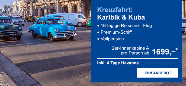 Kreuzfahrt: Karibik & Kuba