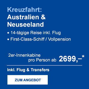 Kreuzfahrt: Australien & Neuseeland