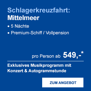 Schlagerkreuzfahrt: Mittelmeer