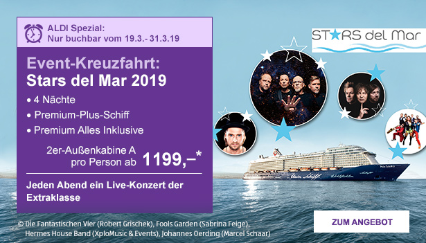 Event-Kreuzfahrt: Stars del Mar 2019