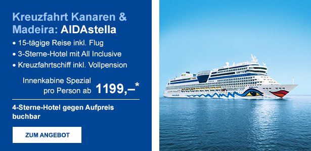 Kreuzfahrt Kanaren & Madeira: AIDAstella