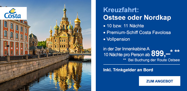Kreuzfahrt: Ostsee oder Nordkap