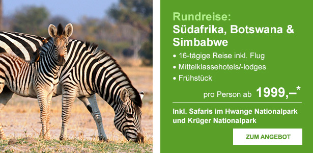 Rundreise: Südafrika, Botswana & Simbabwe