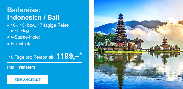 Badereise: Indonesien / Bali