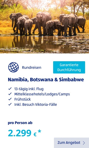 Namibia, Botswana & Simbabwe
