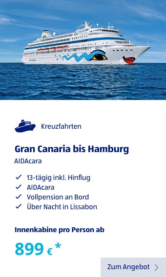 Gran Canaria bis Hamburg