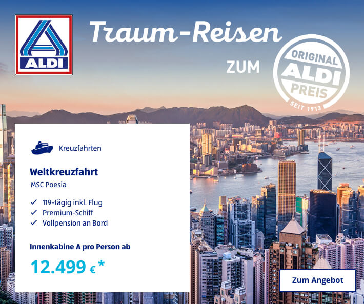 Traum-Reisen zum ALDI Preis