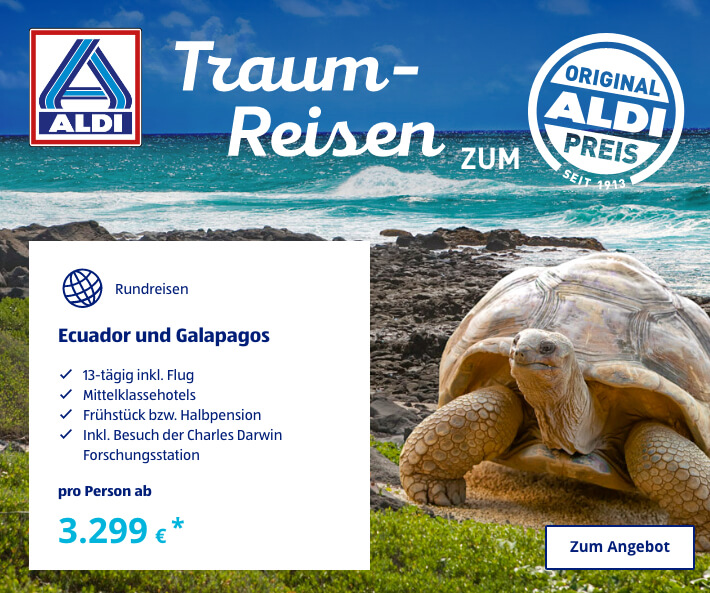 Traum-Reisen zum ALDI Preis