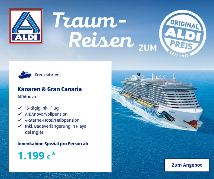 Traum-Reisen zum ALDI Preis
