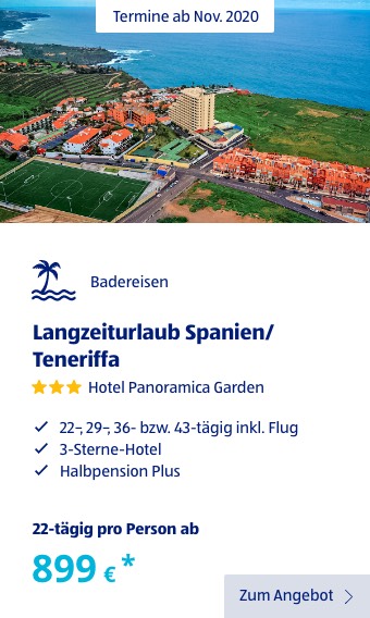 Langzeiturlaub Spanien/Teneriffa