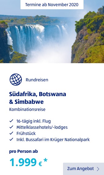 Südafrika, Botswana & Simbabwe