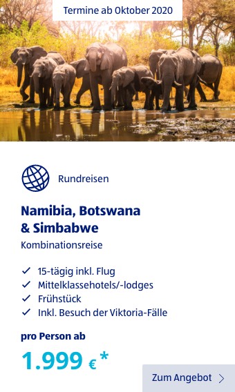 Namibia, Botswana & Simbabwe