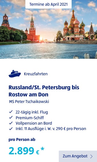 Russland/St. Petersburg bis Rostow am Don