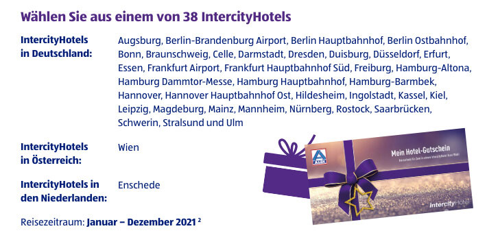 Wählen Sie Ihr IntercityHotel